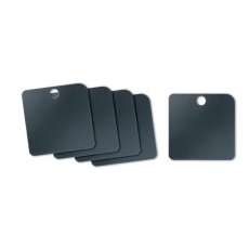 【EA591HC-33B】38mm タグブランク(アルミ角/ブラック/5枚)