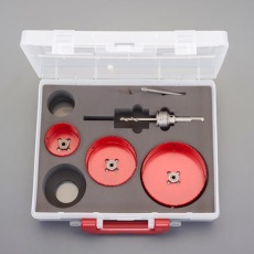 【EA823ME-203】3本組 バイメタルホールソーセット(プラマス用)