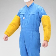 【EA353AR-12】400mm 腕カバー(熔接用・牛革/1双)