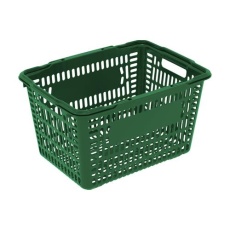 【EA506AB-29】409x300x238mm/ 18.0L バスケット(緑/5個)