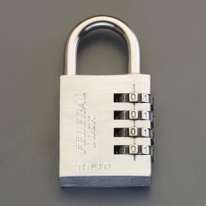 【EA983S-144】40mm ダイヤル錠(ステンレス製ツル)