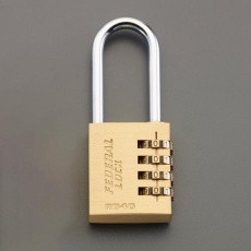 【EA983S-68】40mm ダイヤル錠(真鍮製/吊長)