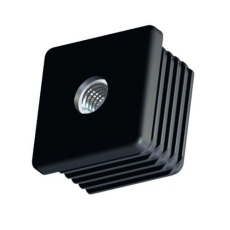 【EA983FP-242】40x40mm/M12 角型ブッシング(20個/黒)