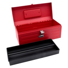 【EA504AE-6A】410x180x175mm 工具箱(スチール製)