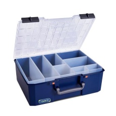 【EA661AB-9】413x330x147mm/外寸 トランク型ツールボックス(トレー付)