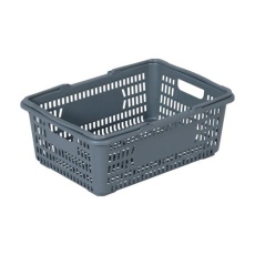 【EA506AB-28】415x299x155mm/ 12.5L バスケット(灰/5個)
