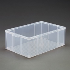 【EA506MH-12BA】430x650x230mm/50L 収納ケース(クリア/フタ無/4個)