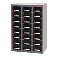 【EA957F-13】444x222x642mm/3列 8段 パーツキャビネット