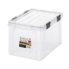 【EA506LA-19C】447x295x258mm 収納ケース(バックル付/クリアー)