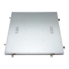 【EA997LE-91】450角用フロアハッチ(張物用/把手式/アルミ目地)