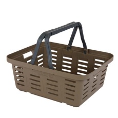 【EA505AS-28】465x385x185mm バスケット(茶/3個)