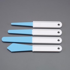 【EA579AD-8】4本組 コーキングヘラセット(スポンジ付)