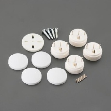 【EA724Y-153】5.0mm ミラー取付金具セット(コンクリート用/4個)