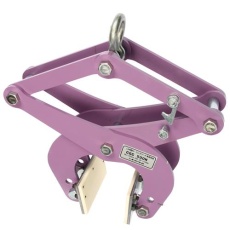 【EA984FB-12】500kg U字溝吊クランプ(パッド式)