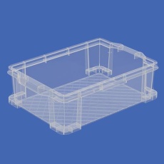 【EA506LF-5】532x369x161mm/22.8L 収納ボックス(透明)