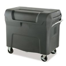 【EA995AA-804】550L ワイドダストカート(静音キャスター付)