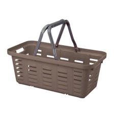 【EA505AS-10】560x295x220mm/22L バスケット(茶/3個)