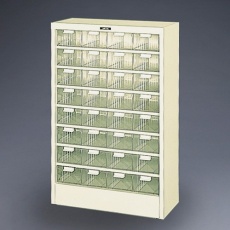 【EA957HC-32】570x255x880mm/4列 8段 パーツキャビネット