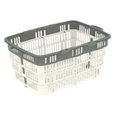 【EA506AK-60】570x361x237mm/30.1L コンテナ(グレーホワイト)