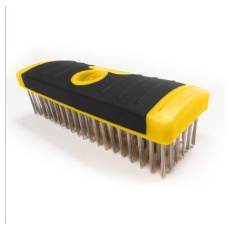 【EA109BK-2】57x177mm ワイヤーブラシ(ステンレス・6列)