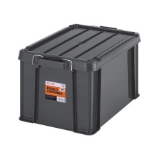 【EA506AB-45BB】580x385x319mm 収納ケース(チャコールグレー/3個)