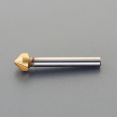 【EA827FE-106B】6.3mm カウンターシンク(5mm軸・HSS・Tinコート)