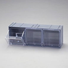 【EA957AA-4】600x200x215mm/3列 マルチストール(クリスタル)