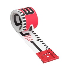 【EA720MC-83A】60mmx 3m 測量テープ(横目盛20cm赤白)