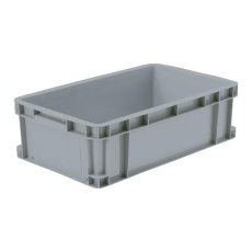 【EA506AF-245】620x380x185mm/33.1L コンテナ(グレー)