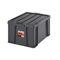 【EA506AB-47BB】624x450x330mm 収納ケース(チャコールグレー/3個)