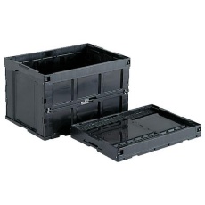 【EA506AE-35A】648x440x406mm/96.0L ハイテク折畳コンテナ