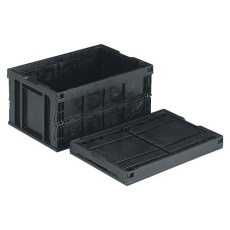 【EA506AE-34A】650x440x329mm/76.9L ハイテク折畳コンテナ