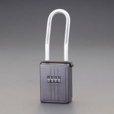 【EA983ZA-10】68x60x180mmキーボックス(ダイヤル開閉式/アングル型)