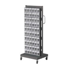 【EA957FL-3】690x560x1460mm/6列10段 マルチストールカート/片面