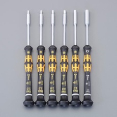 【EA550MM-100】6本組 [Nut]ドライバー(精密用/ESD)