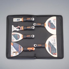 【EA579AM-20】6本組 パテナイフセット(ステレンス/軟/ハンマーヘッド付)