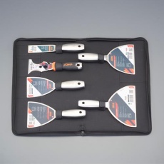 【EA579AM-50】6本組 パテナイフセット(ステンレス/軟)