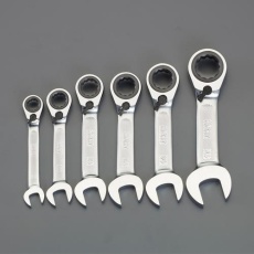 【EA614BM-1】6本組/8-17mm ショートコンビネーションレンチ