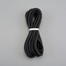 【EA628WL-327】7.0mmx 5m 丸ゴムロープ(黒)