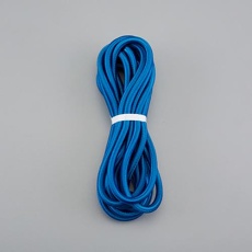 【EA628WL-326】7.0mmx 5m 丸ゴムロープ(青)