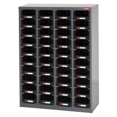 【EA957F-6A】705x265x937mm/4列10段 パーツキャビネット