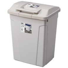 【EA995AA-155】70L ダストボックス(ハンドル付/グレ-)