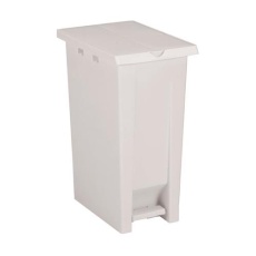 【EA995AA-736】70L ダストボックス(ペダル開閉式/ホワイト)