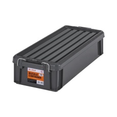 【EA506AB-50AA】710x300x160mm 収納ケース(バックル付/チャコールグレー)