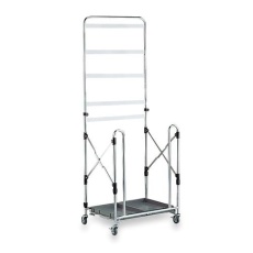 【EA928AB-811】710x540x1855mm モップ収納ラック