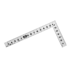 【EA720WA-10S】75x150mm シルバー曲尺(併用目盛)