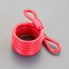 【EA983SF-122】8.0mmx1.8m スチールワイヤー(赤)