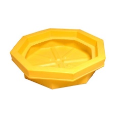 【EA992DB-61】813x689x206mm ドラム缶用オイルパン(格子無)