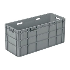 【EA506AF-312】838x335x380mm/87.0L 軽量コンテナ(ライトグレー)