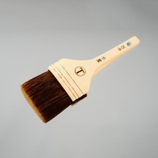 【EA109LB-42】84mm 水性塗料用刷毛(馬毛/平)